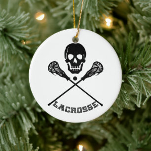 Ornamento De Cerâmica Tacos de Lacrosse de Natal
