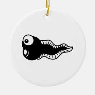 Ornamento De Cerâmica Tadpole