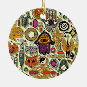 Ornamento De Cerâmica talismãs honeydew