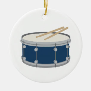 Ornamento De Cerâmica Tambor de Snare