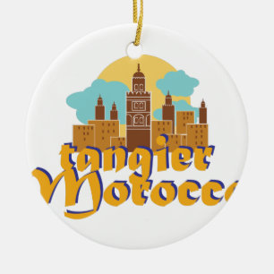 Ornamento De Cerâmica Tânger Marrocos