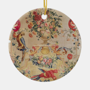 Ornamento De Cerâmica Tapeçaria no estilo Rococo adiantado com strapwork