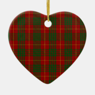 Ornamento De Cerâmica Tartan da família do clã de Cameron
