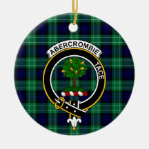 Tartan de Caça e Brasão do Clã Escocês Abercrombie
