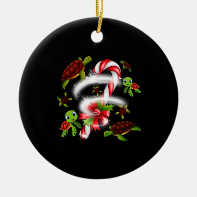 Ornamento De Cerâmica Tartaruga| Apenas Uma Garota Que Ama Tartarugas (Frente)