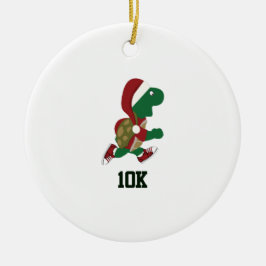 Ornamento De Cerâmica Tartaruga Corrente de Natal 10K