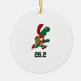 Ornamento De Cerâmica Tartaruga Corrente de Natal 26.2