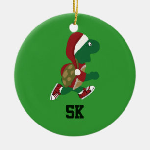 Ornamento De Cerâmica Tartaruga Corrente de Natal 5K