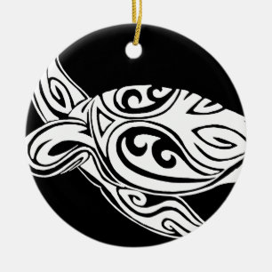 Ornamento De Cerâmica Tartaruga tribal