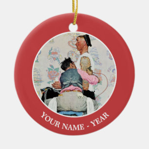 Ornamento De Cerâmica Tatuador