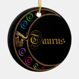 Ornamento De Cerâmica Taurus