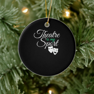 Ornamento De Cerâmica Teatro É Meu Ator De Teatro Musical De Teatro De 