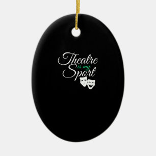 Ornamento De Cerâmica Teatro É Meu Ator De Teatro Musical De Teatro De 