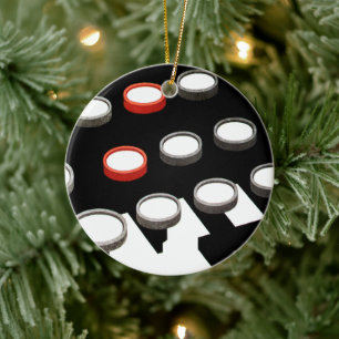 Ornamento De Cerâmica Teclado de máquina de escrever antiga estilo retrô