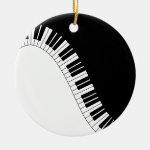 Ornamento De Cerâmica Teclado de piano