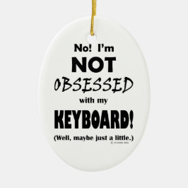 Ornamento De Cerâmica Teclado obcecado