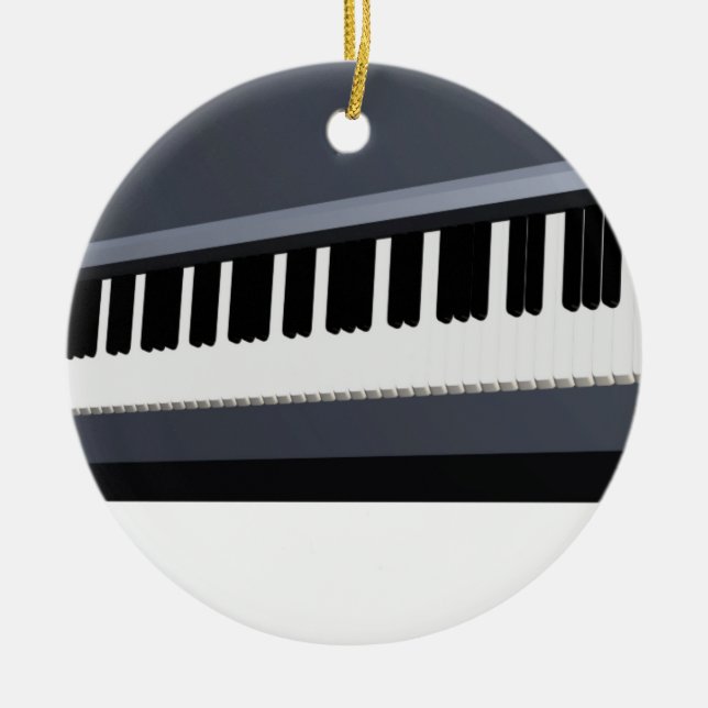 Ornamento De Cerâmica Teclado para piano elétrico (Frente)