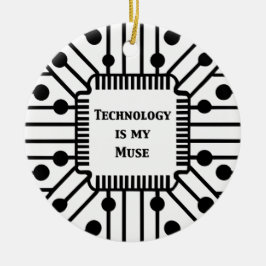 Ornamento De Cerâmica Tecnologia é o meu uso