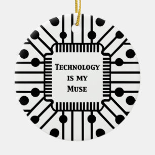 Ornamento De Cerâmica Tecnologia é o meu uso