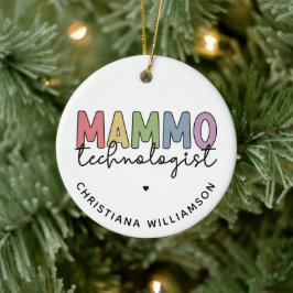 Ornamento De Cerâmica Tecnólogo de Mamografia Personalizado Técnico de M