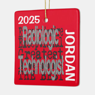 Ornamento De Cerâmica Tecnólogo Radiológico Extraordinário CUSTOM