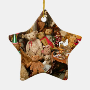 Ornamento De Cerâmica Teddy Bears Collectors Paradise