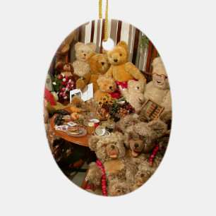 Ornamento De Cerâmica Teddy Bears Collectors Paradise