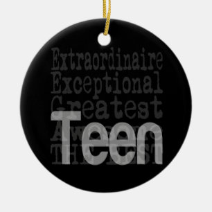 Ornamento De Cerâmica Teen Extraordinaire