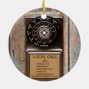 Ornamento De Cerâmica telefone rotacional antigo telefone celular robust