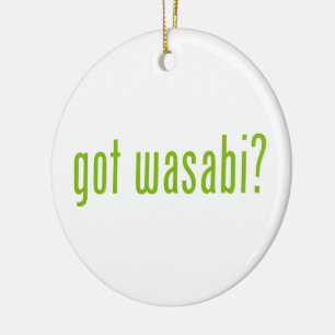 Ornamento De Cerâmica tem o wasabi?