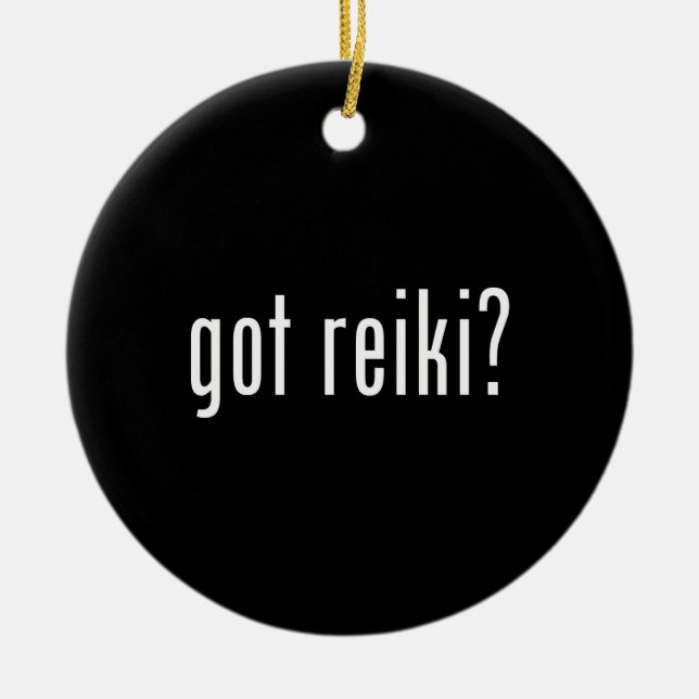 Ornamento De Cerâmica Tem Reiki? (Frente)
