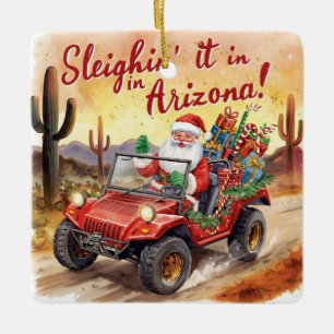 Ornamento De Cerâmica tema de Natal no Arizona