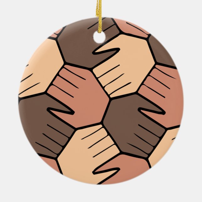 Ornamento De Cerâmica Temos um Sonho. (sem texto) (Traseira)