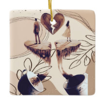 Tempo de café, tudo que precisamos é café, folhas