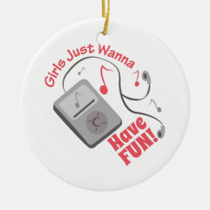 Ornamento De Cerâmica Tenha o divertimento