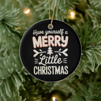 Ornamento De Cerâmica Tenha Um Natal Muito Feliz