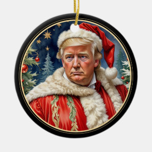 Ornamento De Cerâmica Tenham um Magnífico Trump de Natal MAGA