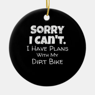 Ornamento De Cerâmica Tenho Planos Com Meu Presente De Bicicleta De Suje