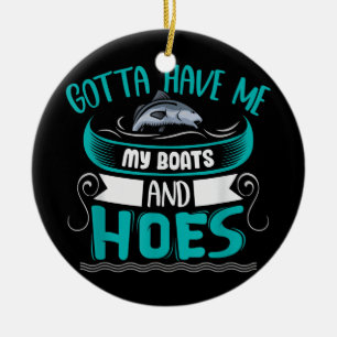 Ornamento De Cerâmica Tenho que me trazer os meus boatos e os meus capan