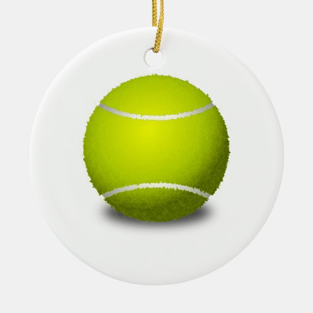 Ornamento De Cerâmica Tênis Ball (Frente)