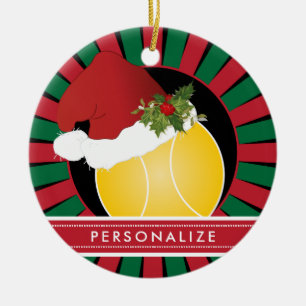 Ornamento De Cerâmica Tênis de Natal do Esporte