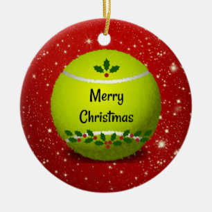 Ornamento De Cerâmica Tênis de Natal Feliz