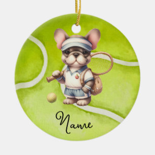 Ornamento De Cerâmica Tênis Natal para Jogador