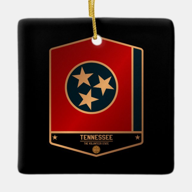 Ornamento De Cerâmica Tennessee (Frente)