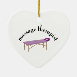 Ornamento De Cerâmica Terapeuta da massagem