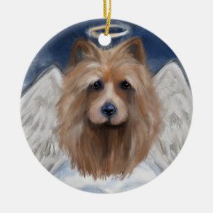 ORNAMENTO DE CERÂMICA TERRIER AUSTRALIANO