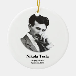 Ornamento De Cerâmica Tesla novo