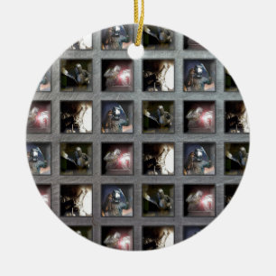 Ornamento De Cerâmica Teste padrão da soldadura