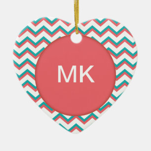 Ornamento De Cerâmica Teste padrão de Chevron do sudoeste