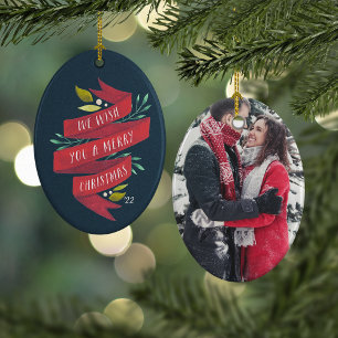 Ornamento De Cerâmica Testemunhos Festivos   Foto de Feriado Russo